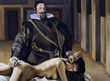 vignette oeuvre Antoni Taul&eacute; - Olivares avec le mod�le de Vel�zquez